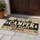 Camper Our Happy Place Rustic Typography for Cozy RV Living and Camping Enthusiasts Doormat - 4