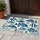 Navy Blue Ocean School of Fish for Coastal Home Decor, Beach Houses and Seaside Living Doormat - 4