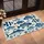 Navy Blue Ocean School of Fish for Coastal Home Decor, Beach Houses and Seaside Living Doormat - 2