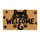 Black Cat Welcome Paw Prints for a Cozy Cat Lover Home Entrance and Pet-Friendly Living Doormat - 6