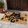 Black Cat Welcome Paw Prints for a Cozy Cat Lover Home Entrance and Pet-Friendly Living Doormat - 4