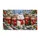 Five Christmas Cats in Red Scarves for Cozy Festive Holiday Home Decorating Season Doormat - 6
