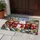Five Christmas Cats in Red Scarves for Cozy Festive Holiday Home Decorating Season Doormat - 4