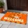 Sleeping Orange Tabby Cat Welcome Art for Cozy Cat Lover Entryways Doormat - 4