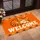 Sleeping Orange Tabby Cat Welcome Art for Cozy Cat Lover Entryways Doormat - 2