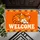 Sleeping Orange Tabby Cat Welcome Art for Cozy Cat Lover Entryways Doormat - 5