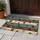 Weathered Teal and Rustic Wood with Scattered Paw Prints for Cozy Pet-Loving Homes Doormat - 4