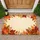 Autumn Maple Leaves And Rustic Border For A Cozy Fall Entryway And Seasonal Home Style Doormat - 1