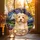 Personalized Stained Glass Pet Portrait Suncatcher – Custom Dog Photo & Name Window Decor for Pet Lovers, Christmas Gift - 5