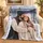 Personalized Fleece Blanket – Custom Names, Winter Romance Anniversary Gift - 5