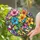 Personalized Hibiscus Butterfly Suncatcher – Custom Name Tropical Flower Stained Glass Decor, Christmas Gift for Nana - 1