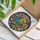 Personalized Hibiscus Butterfly Suncatcher – Custom Name Tropical Flower Stained Glass Decor, Christmas Gift for Nana - 5