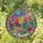 Personalized Wildflower Suncatcher – Custom Mama Name Peacock Feather Stained Glass Decor, Christmas Gift for Mom - 3