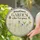 Personalized Grandma's Garden Birth Flower Suncatcher – Custom 1-8 Grandkids Names Stained Glass Border, Christmas Gift - 3