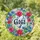 Personalized Morning Glory Suncatcher – Custom Gigi Name Flower Wreath Stained Glass Decor, Christmas Gift for Grandma - 3