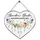 Personalized Heart Birth Flower Suncatcher – Custom Grandkids Names Happiness Blooms Here, Christmas Gift for Grandma - 3