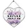 Personalized Purple Rose Mom Suncatcher – Custom Kids Names Split Monogram Window Hanging, Christmas Gift for Mother - 4