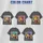 Personalized Bootleg Tee – Custom Photos & Name, Y2K Color Splash Lightning Photo Collage Birthday Gift - 3