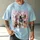 Personalized Bootleg Tee – Custom Dog Photos & Name, Y2K Lightning Pet Photo Collage Birthday Gift - 6