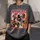 Personalized Bootleg Tee – Custom Dog Photos & Name, Y2K Lightning Pet Photo Collage Birthday Gift - 7