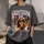 Personalized Bootleg Tee – Custom Photos & Name, Y2K Neon Lightning Photo Collage Birthday Gift - 6