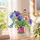 Personalized Flower Vase Ornament – Custom Mom Heart Name Petunia Bouquet Acrylic Decor, Christmas Gift for Mother - 3