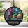 Personalized Memorial Tree Heart Ornament – Custom Dad Mom Name Aurora Wood Acrylic Keepsake, Christmas Sympathy Gift - 1