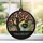 Personalized Memorial Tree of Life Ornament – Custom Dad Mom Name Heart Sunset Wood Acrylic Keepsake, Sympathy Gift - 9