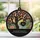 Personalized Memorial Tree of Life Ornament – Custom Dad Mom Name Heart Sunset Wood Acrylic Keepsake, Sympathy Gift - 2