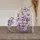 Personalized Grandma Heart Acrylic Plaque – Custom Grandkids Names Purple Butterfly Sign, Christmas Gift for Nana - 1