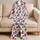 Patriotic Balloon Dogs for Fourth of July Celebrations and Summer Festivities at Home Satin Pajamas Set - 5