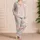 Pastel Bows, Gingham And Wildflowers For Cozy Weekends And Holiday Getaways Satin Pajamas Set - 4