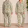 Pixel Floral Greenery and Orange Blossoms for Fresh Summer Lounging at Home Satin Pajamas Set - 2