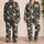 Ivory Rose and Wildflower Motifs for Relaxed Summer Evenings and Elegant Lounging Satin Pajamas Set - 2