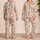 Watercolor Tulips for Cozy Spring Mornings, Romantic Garden Living and Gift Giving Satin Pajamas Set - 2