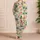 Avocado Citrus Tropical Fruit for Relaxed Summer Lounging and Easy Sunny Home Days Satin Pajamas Set - 4