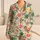 Avocado Citrus Tropical Fruit for Relaxed Summer Lounging and Easy Sunny Home Days Satin Pajamas Set - 1