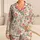 Watercolor Rose Garden for Romantic Spring Mornings and Relaxed Weekends Satin Pajamas Set - 1