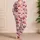Red Cherry Pairs and Pink Ribbon Bows for Cozy Romantic Nights, a Sweet Gift for Her Satin Pajamas Set - 4
