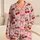 Red Cherry Pairs and Pink Ribbon Bows for Cozy Romantic Nights, a Sweet Gift for Her Satin Pajamas Set - 1