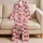 Red Cherry Pairs and Pink Ribbon Bows for Cozy Romantic Nights, a Sweet Gift for Her Satin Pajamas Set - 5