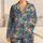 Playful Puppy Party Dogs for Cozy Weekends and Cheerful Gift Giving for Her Satin Pajamas Set - 1