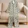 Mushroom And Wildflower Botanical Motifs For Cozy Cottagecore Lounging And Gift Giving Satin Pajamas Set - 5