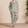 Mushroom And Wildflower Botanical Motifs For Cozy Cottagecore Lounging And Gift Giving Satin Pajamas Set - 4