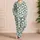 Emerald Bow And Stripe Motifs For Cozy Weekend Lounging And Relaxed Gift Giving Satin Pajamas Set - 4