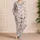 Playful Pastel Cat Faces for Cozy Family Nights and Sweet Home Lounging Satin Pajamas Set - 4