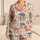 Watercolor Pumpkins With Bows for Cozy Autumn Evenings and Seasonal Lounging Satin Pajamas Set - 1