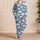 Sleepy Cloud And Golden Star Sky For Dreamy Spring Summer Lounging Gift For Her At Home Satin Pajamas Set - 4