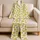 Smiling Lemon Faces for Sunny Summer Lounging and Cheerful Vacation Mornings at Home Satin Pajamas Set - 5