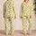 Smiling Lemon Faces for Sunny Summer Lounging and Cheerful Vacation Mornings at Home Satin Pajamas Set - 2